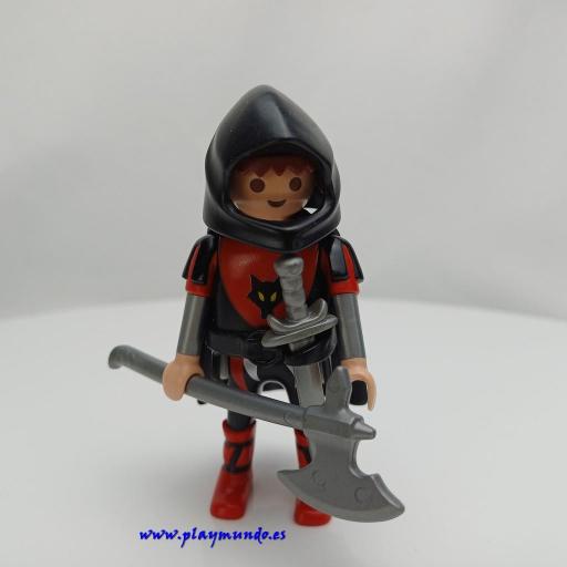 PLAYMOBIL GUERRERO CABALLERO MEDIEVAL MUÑECO CLICK  