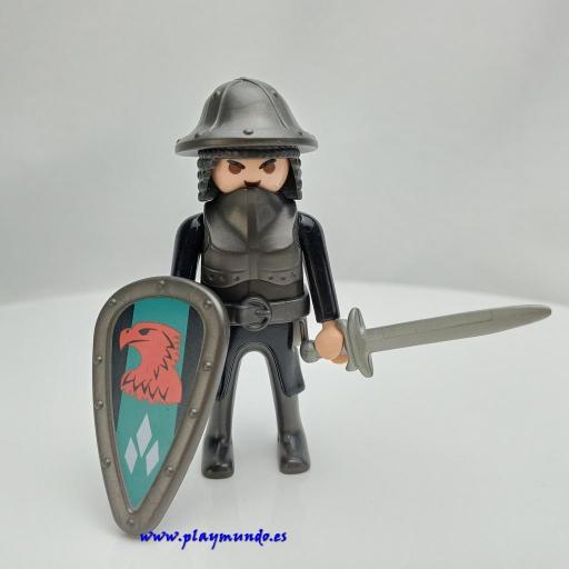 PLAYMOBIL GUERRERO CABALLERO MEDIEVAL MUÑECO CLICK  MOD1007 [0]
