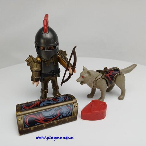 PLAYMOBIL  4808 CABALLERO DEL LOBO (AÑO 2009) [1]