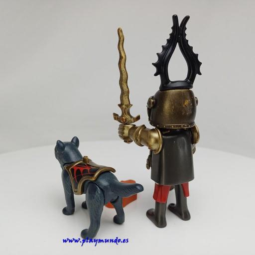 PLAYMOBIL  4811 CABALLERO DEL LOBO (AÑO 2009) [1]
