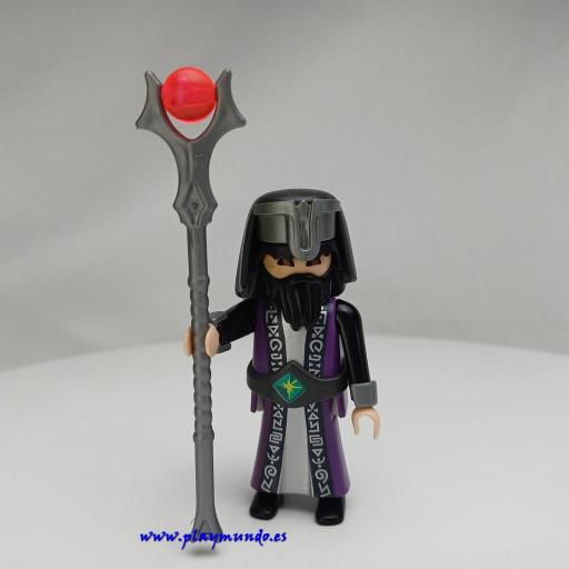 PLAYMOBIL HECHICERO BRUJO MAGO MEDIEVAL  MOD0255 [0]
