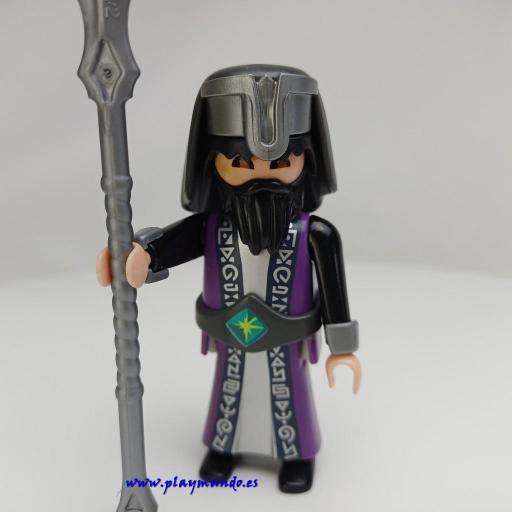 PLAYMOBIL HECHICERO BRUJO MAGO MEDIEVAL  MOD0255 [1]