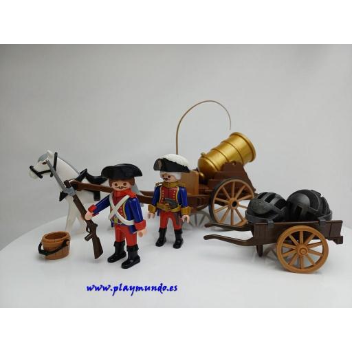 PLAYMOBIL 3111 SOLDADOS CON CAÑON (2001 - 2004) [0]