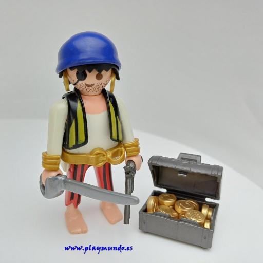 PLAYMOBIL 4662 SPECIAL PIRATA PAÑUELO AZUL (AÑO 2007 - 2008)