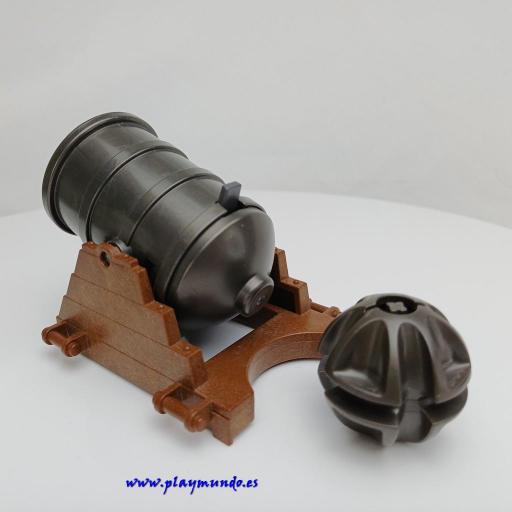 PLAYMOBIL CAÑON DE ASEDIO GRANDE MEDIEVAL PIRATA MOD02 [2]