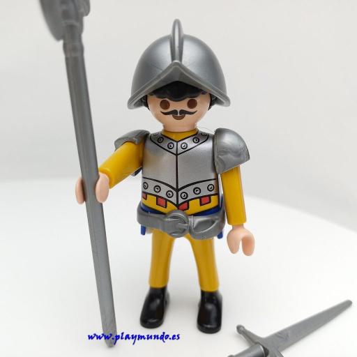 PLAYMOBIL CONQUISTADOR SOLDADO ESPAÑOL TERCIOS MOD037 [2]