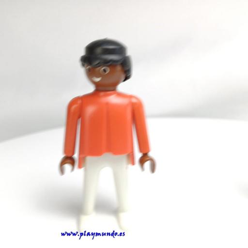 PLAYMOBIL   MUÑECO CLICK ROJO BLANCO MORENO [0]