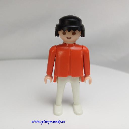 PLAYMOBIL   MUÑECO CLICK ROJO BLANCO MORENO MOD02 [0]