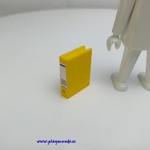 PLAYMOBIL ARCHIVADOR AMARILLO PAPELERIA 