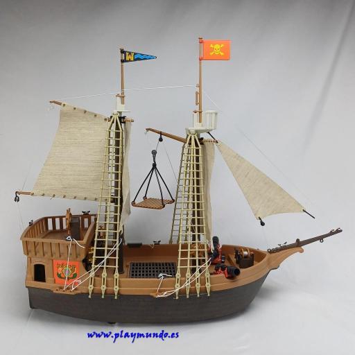 PLAYMOBIL 3550 BARCO PIRATA (1978 -1991) [4]