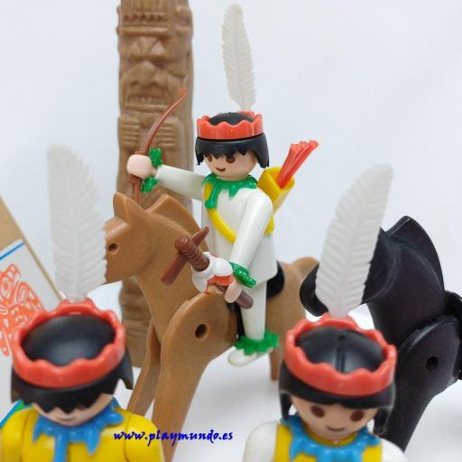PLAYMOBIL 3483 POBLADO INDIO (AÑO 1980 - 1990) [5]