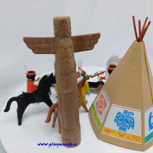 PLAYMOBIL 3483 POBLADO INDIO (AÑO 1980 - 1990) [6]