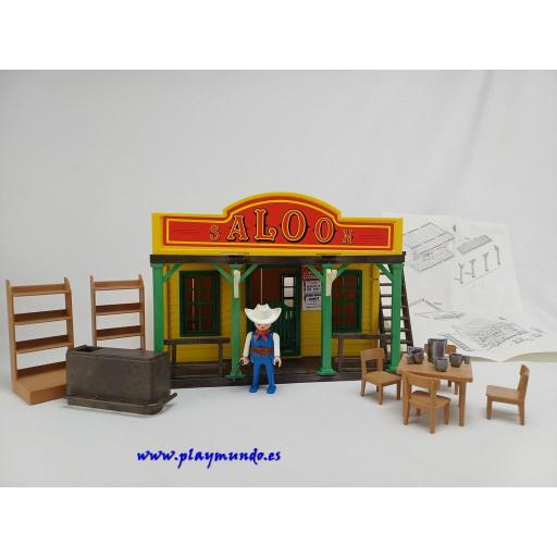 PLAYMOBIL 3461 SALOON OESTE WESTERN  (AÑO 1983 - 1993 )