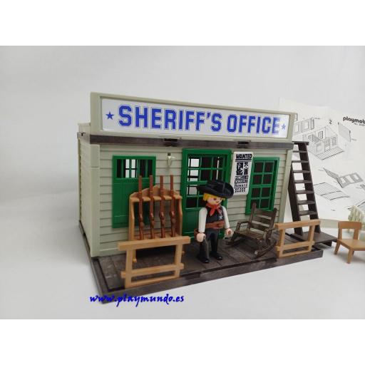 PLAYMOBIL 3423 OFICINA DEL SHERIFF (v3-5 , AÑO 1983 - 1993) [1]