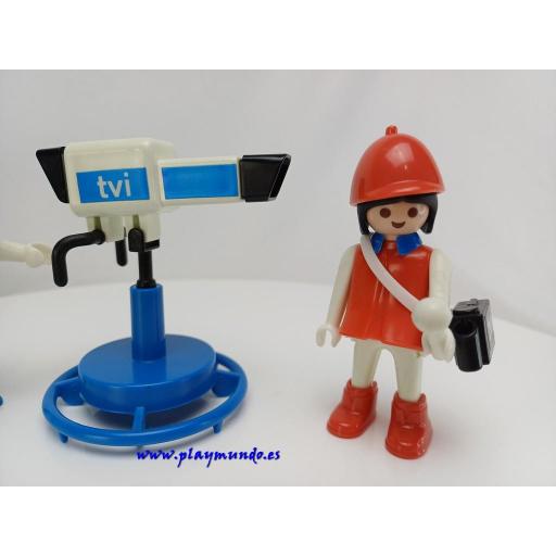 PLAYMOBIL 3571 REPORTERA CON CAMARA  (AÑO 1979 - 1985) [1]