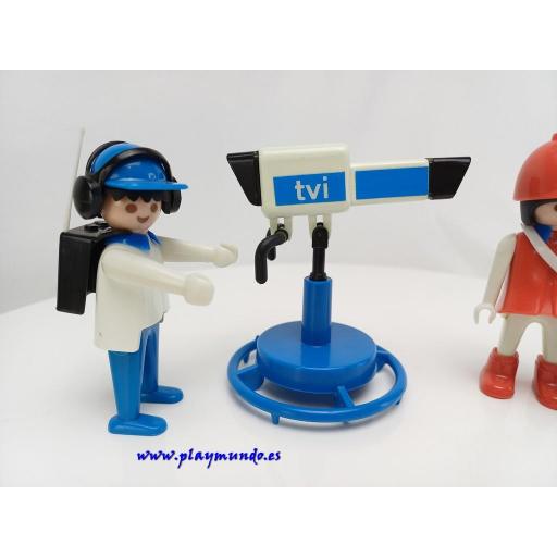 PLAYMOBIL 3571 REPORTERA CON CAMARA  (AÑO 1979 - 1985) [3]