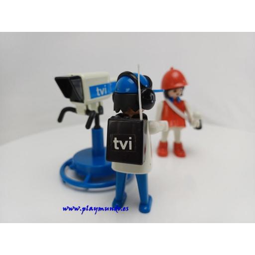PLAYMOBIL 3571 REPORTERA CON CAMARA  (AÑO 1979 - 1985) [2]