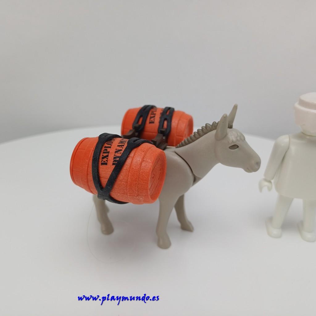 PLAYMOBIL ASNO BURRO CON CARGA ANIMALES