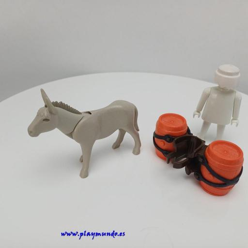 ​PLAYMOBIL ASNO BURRO CON CARGA ANIMALES [3]