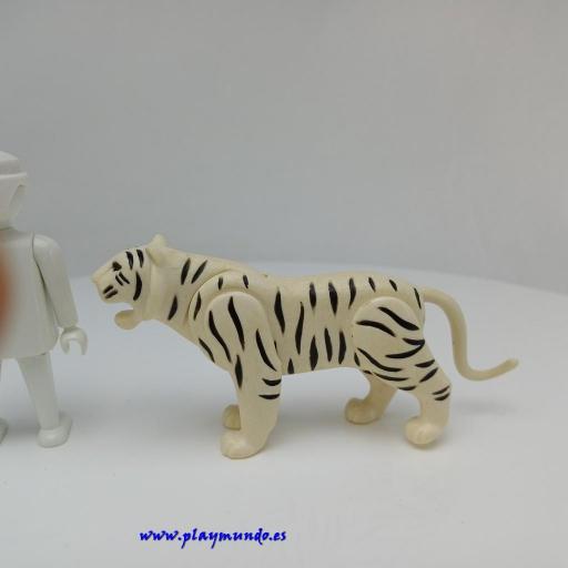 PLAYMOBIL TIGRE BLANCO  ANIMALES [1]