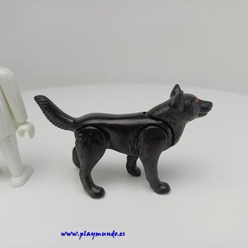 PLAYMOBIL LOBO NEGRO PERRO ANIMALES  mod0048 [0]