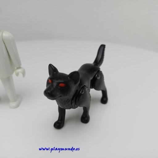 PLAYMOBIL LOBO NEGRO PERRO ANIMALES  mod0048 [1]