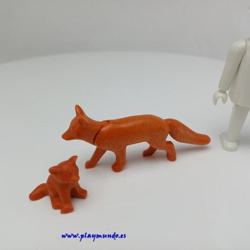 PLAYMOBIL ZORRO CON CRIA ANIMALES