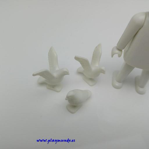 PLAYMOBIL PALOMAS BLANCAS ANIMALES AVES mod02 [0]