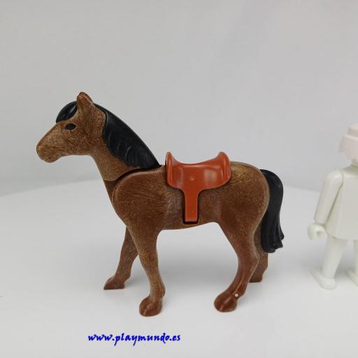 PLAYMOBIL CABALLO MARRON mod068