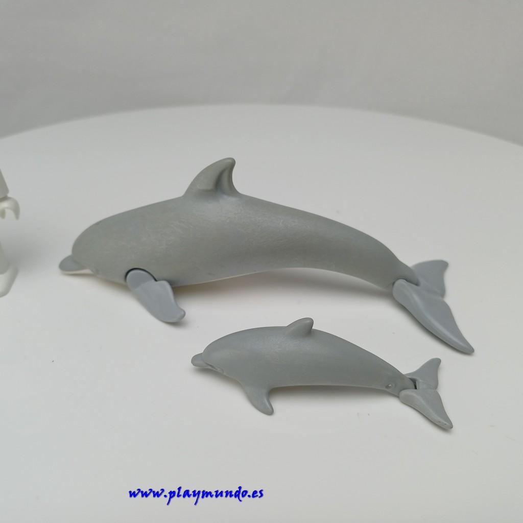PLAYMOBIL DELFIN CON CRIA ANIMALES MARINOS