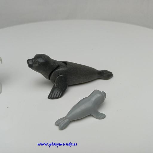 PLAYMOBIL FOCA CON CRIA ANIMALES MARINOS [1]