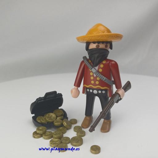 PLAYMOBIL  4544 ESPECIAL BANDIDO VAQUERO OESTE WESTERN (AÑO 1997) [0]