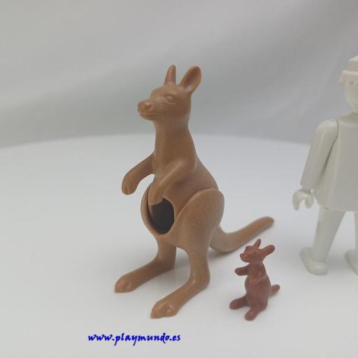 PLAYMOBIL CANGURO CON CRIA   ANIMALES [2]
