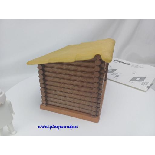 PLAYMOBIL 7098 CABAÑA CASA (año 1997) [4]