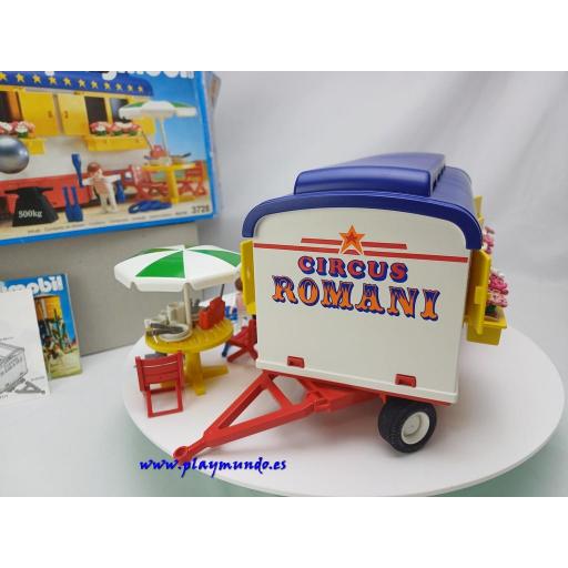 PLAYMOBIL 3728 REMOLQUE CIRCO DEL FORZUDO  (AÑO 1994) [2]