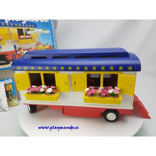 PLAYMOBIL 3728 REMOLQUE CIRCO DEL FORZUDO  (AÑO 1994) [3]