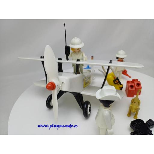 PLAYMOBIL 3276  BIPLANO SAFARI NGORONGORO (AÑO 1981) [4]
