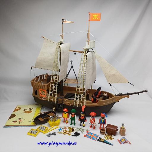 PLAYMOBIL 3550 BARCO PIRATA (1978 -1991) [0]