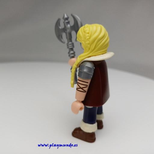 PLAYMOBIL GUERRERA VIKINGA  MUÑECO CLICK  MOD1037 [0]