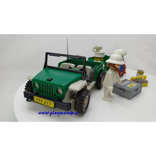 PLAYMOBIL 3532 JEEP CON REMOLQUE AVENTURA SAFARI  (1981 -1988) [2]