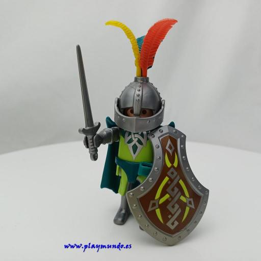 PLAYMOBIL GUERRERO CABALLERO MEDIEVAL MUÑECO CLICK  MOD1034 [0]