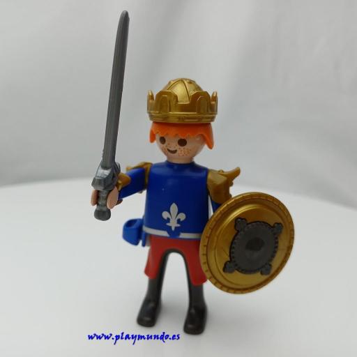 PLAYMOBIL GUERRERO CABALLERO PRINCIPE MEDIEVAL MUÑECO CLICK  MOD3006 [0]