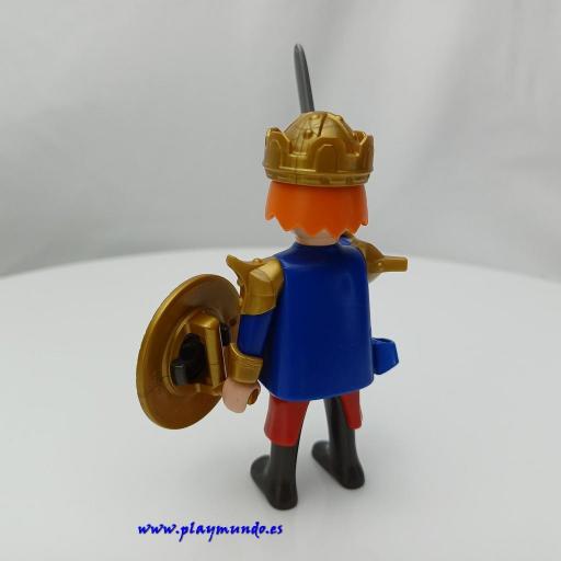 PLAYMOBIL GUERRERO CABALLERO PRINCIPE MEDIEVAL MUÑECO CLICK  MOD3006 [1]