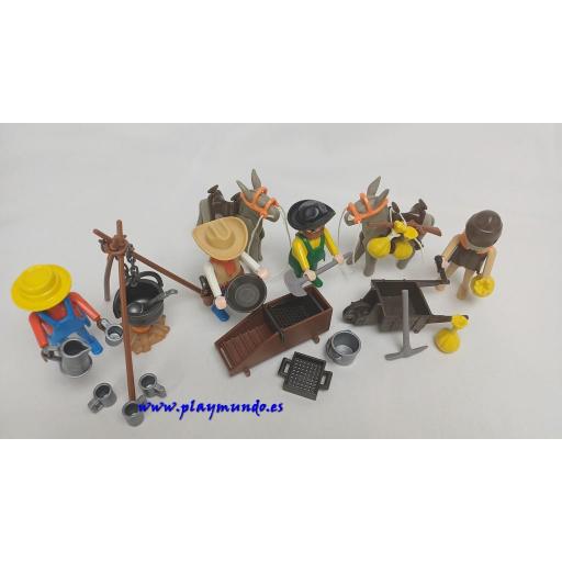 PLAYMOBIL 3747 BUSCADORES DE ORO OESTE (AÑO 1987 - 1994) [1]