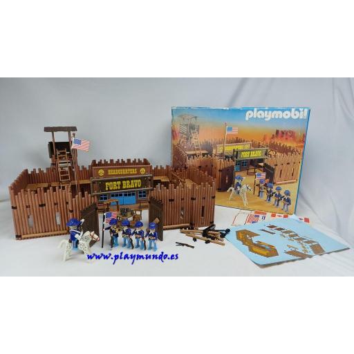 PLAYMOBIL 3773 FORT BRAVO OESTE WESTERN (VERSION 2 AÑO 1992- 1993)