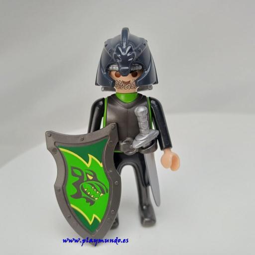 PLAYMOBIL GUERRERO CABALLERO MEDIEVAL MUÑECO CLICK  MOD0990