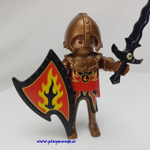 PLAYMOBIL GUERRERO CABALLERO MEDIEVAL MUÑECO CLICK  MOD1009 [1]