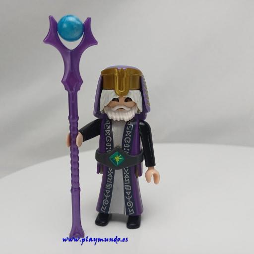 PLAYMOBIL HECHICERO BRUJO MAGO MEDIEVAL  MOD0256 [0]