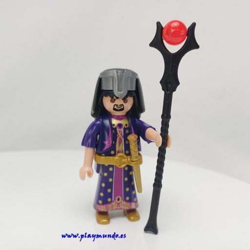 PLAYMOBIL HECHICERO BRUJO MAGO MEDIEVAL  MOD0257 [1]