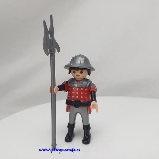 PLAYMOBIL GUERRERO CABALLERO MEDIEVAL MUÑECO CLICK  MOD1056 [0]